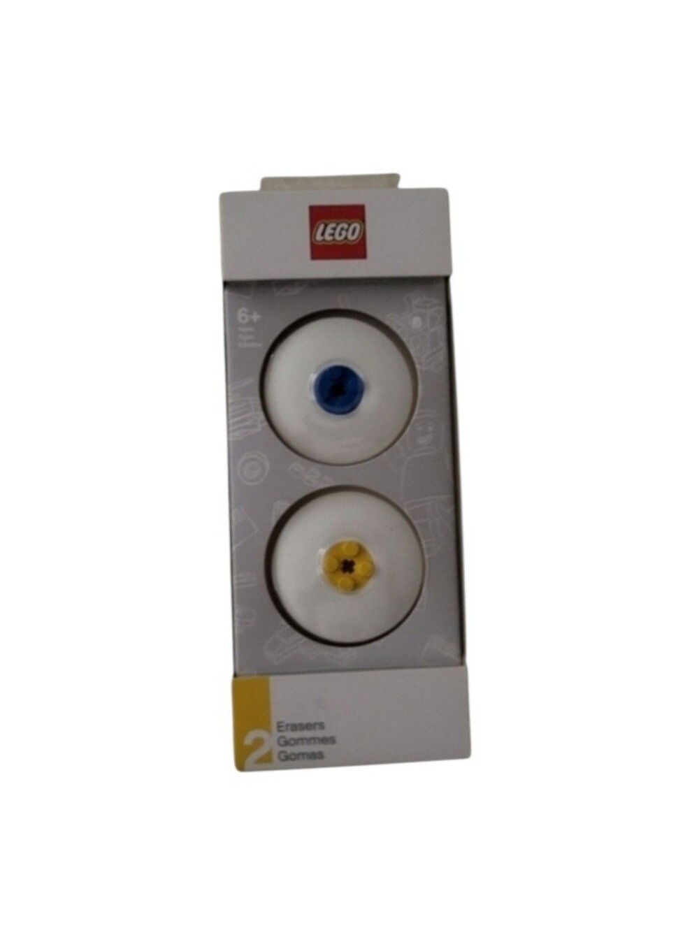 NEW LEGO Erasers 2 Pack
